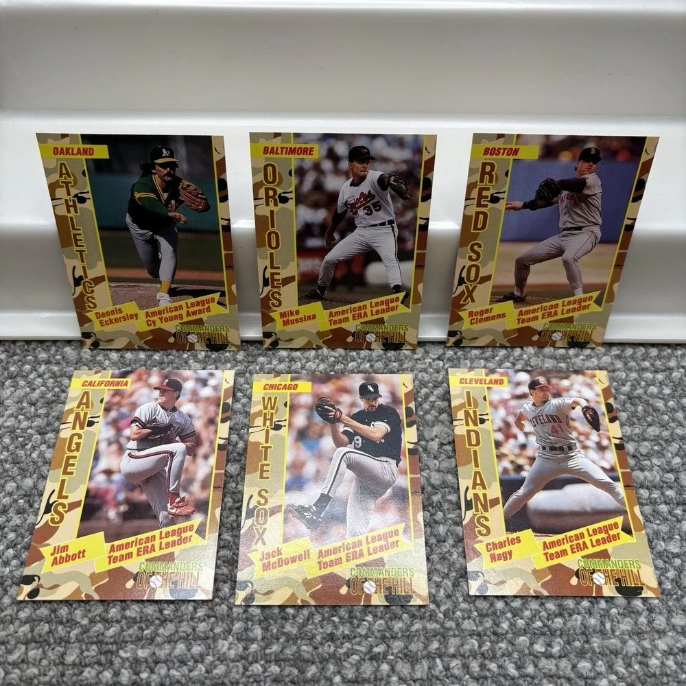 1993‎ Topps Coca-Cola Commanders of the Hill Baseball Card Set 30 Cards